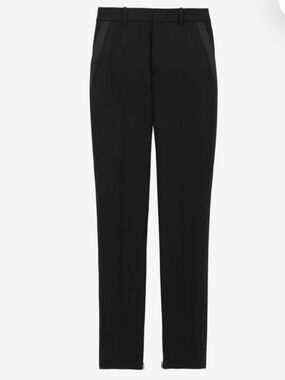 Saint Laurent Black Tuxedo Pants